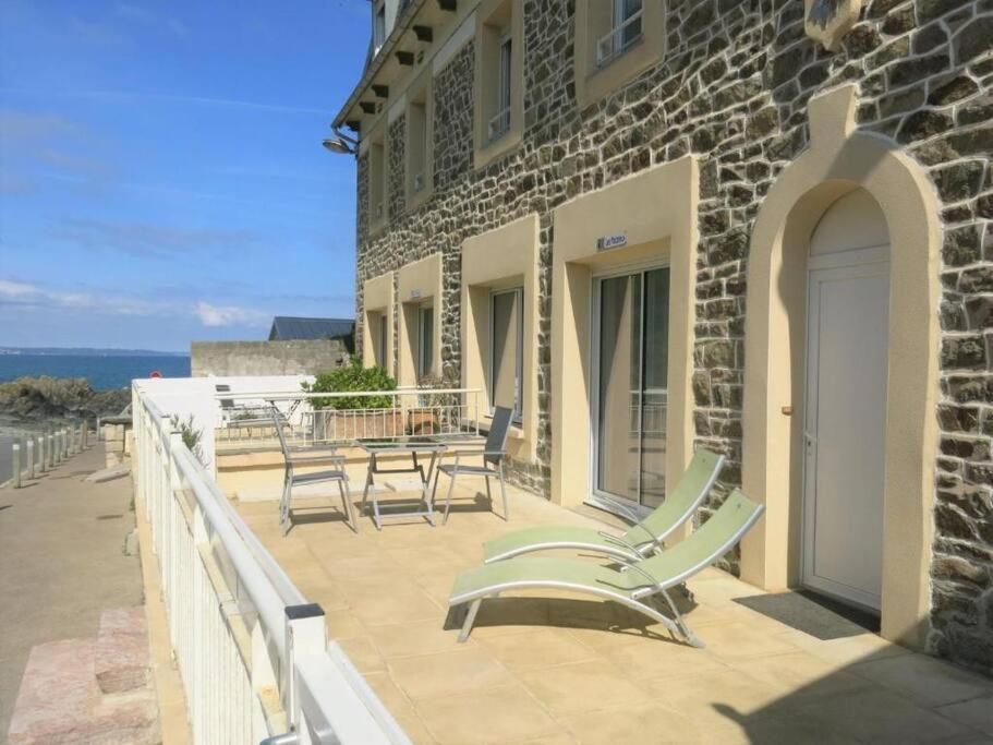 Appart' Avec Grande Terrasse Vue Mer -50M Plage Et Du Sentier De Randonnee 플랑구에누알 외부 사진